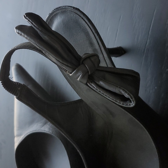 aldo black pointy sandals - Picture 3 of 3